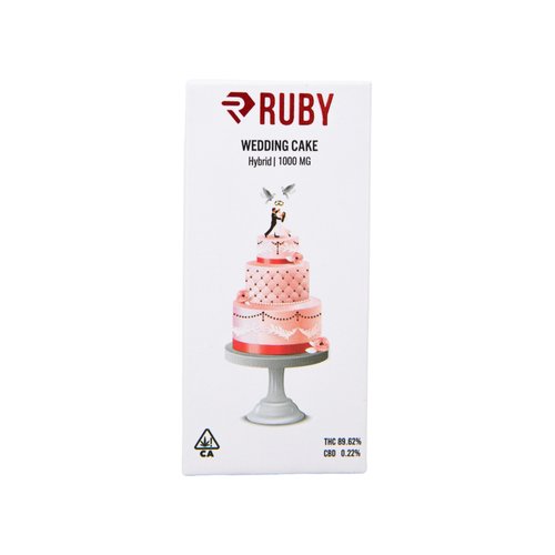 Ruby Carts Wedding Cake